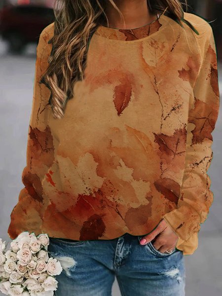 

Casual Sweatshirt, As picture, Hoodies & Sweatshirts