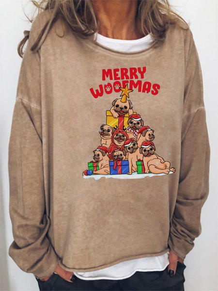 

Merry Woofmas Sweatshirt, Khaki, Hoodies&Sweatshirts