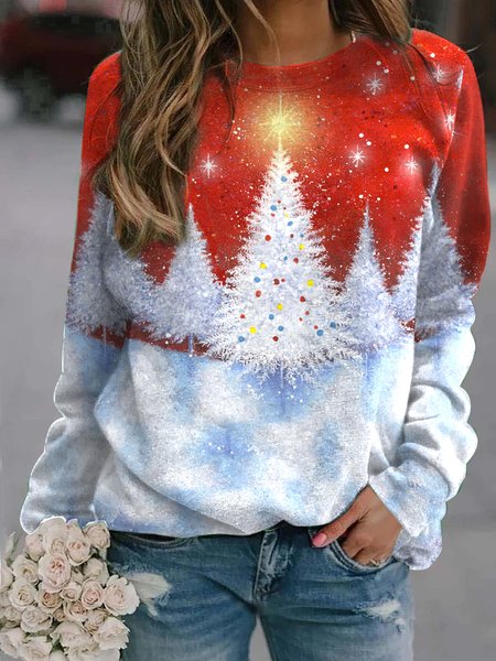 

Casual Loosen Sweatshirt, Red, Hoodies & Sweatshirts