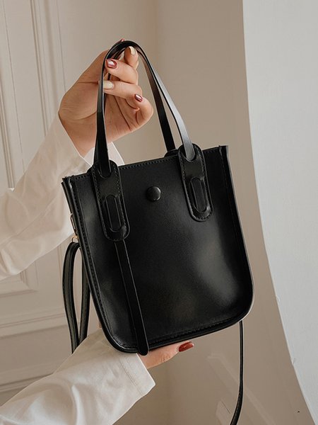 

Casual Stitching Crossbody Shoulder Bag, Black, Bags