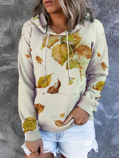 

Leaves Sweatshirts, As picture, Hoodies&Sweatshirts