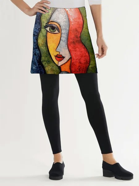 

Regular Fit Leggings, As picture, Leggings