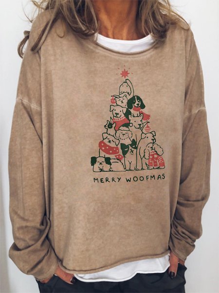 

Merry Woofmas Sweatshirts, Khaki, Hoodies&Sweatshirts
