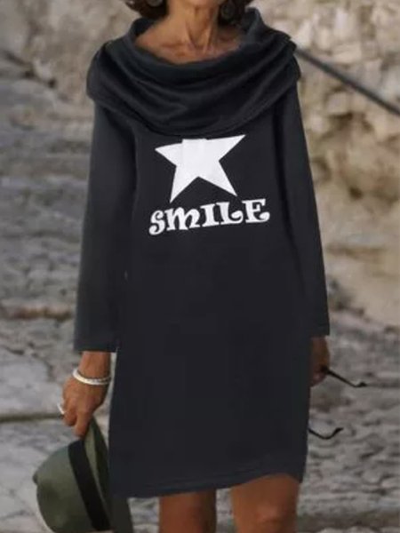 

Cotton Blends Dresses, Black, Mini Dresses