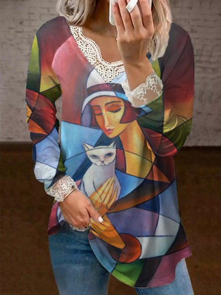 

Casual Regular Fit People Shirts & Tops, Multicolor, Tops
