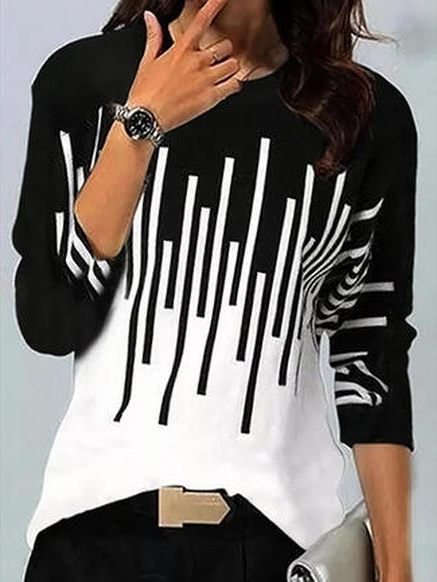 

Loosen Cotton Blends Casual Sweatshirt, Black, Sweatshirts & Hoodies