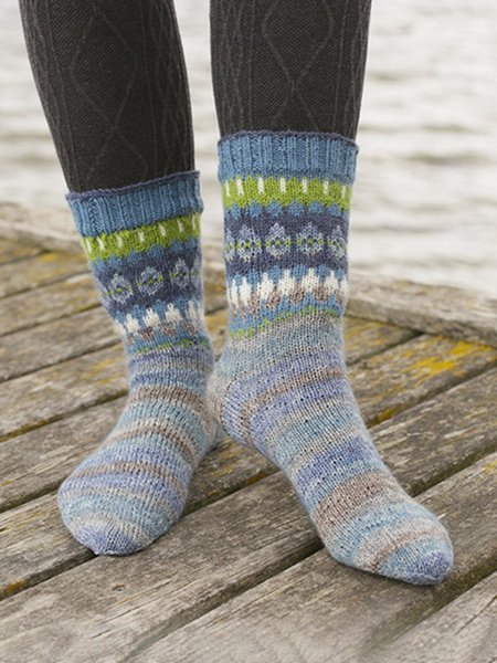 

Ethnic Woolen Warm Socks, As picture, Socks