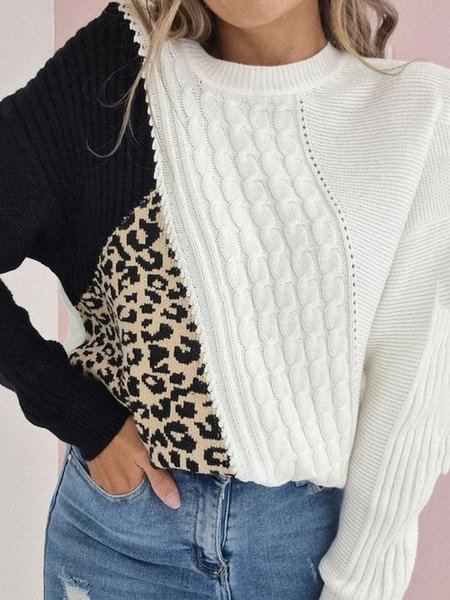 

Casual Wool/Knitting Sweater, White, Sweaters & Cardigans