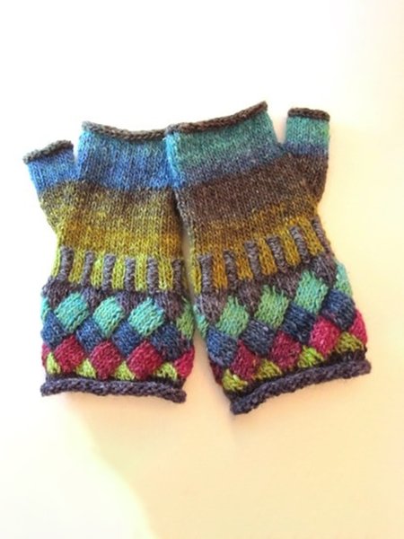 

Ethnic Wind Crochet Warm Gloves, As picture, Scarves&Gloves