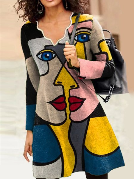 

Cotton Loosen Dresses, Multicolor, Mini Dresses