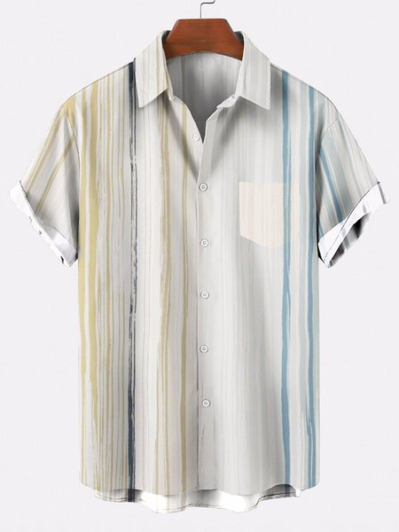 

Short Sleeve Work Shirts & Tops, Light gray, Shirts ＆ Blouse