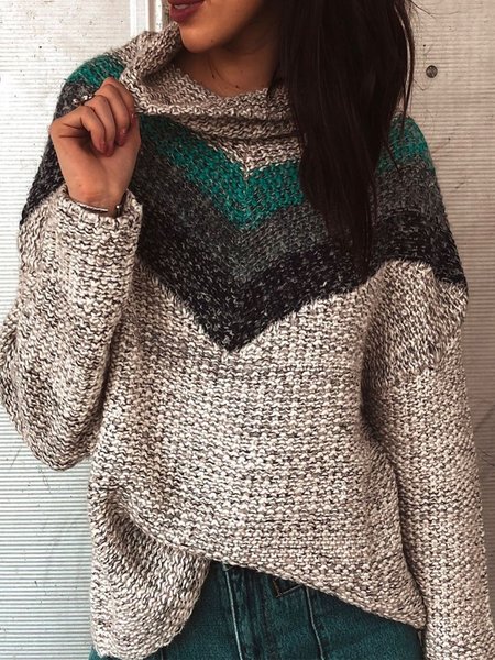 

Wool/Knitting Sweater, Gray, Knitwear & Sweaters