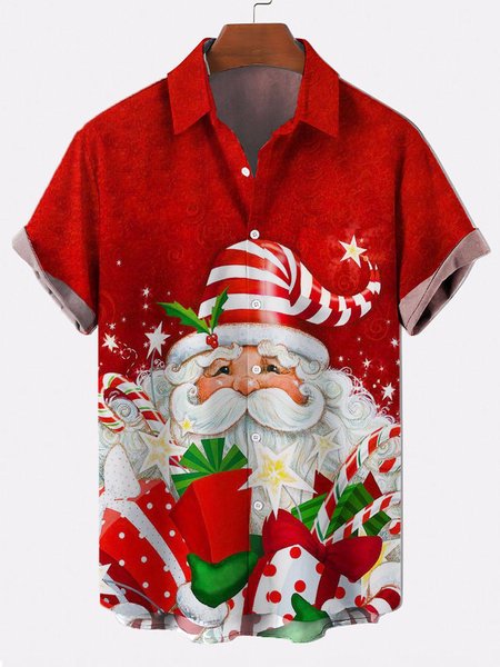 

Vintage Christmas Shirts & Tops, Red, Men's Floral shirt