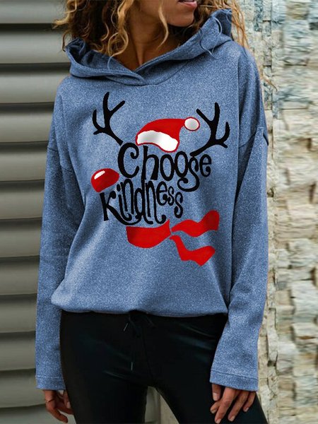 

Casual Hooded Sweatshirt, Blue, Hoodies & Sweatshirts