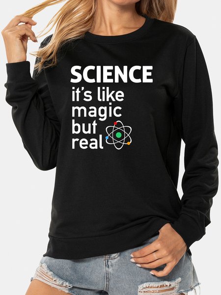 

Unocis Science It's Like Magic But Really Sweatshirts, Black, Sweatshirts