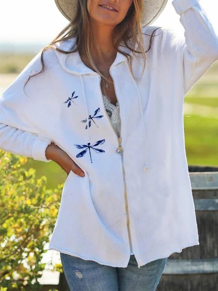 

Hooded Dragonfly Outerwear, White, Jackets