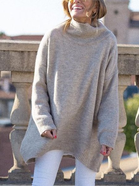 

Casual Sweater, Gray-brown, Sweaters & Cardigans
