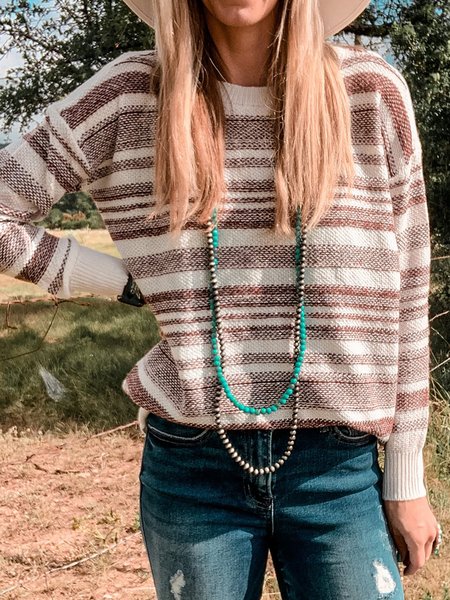 

Off Shoulder Basics Sweater, Khaki, Sweaters & Cardigans