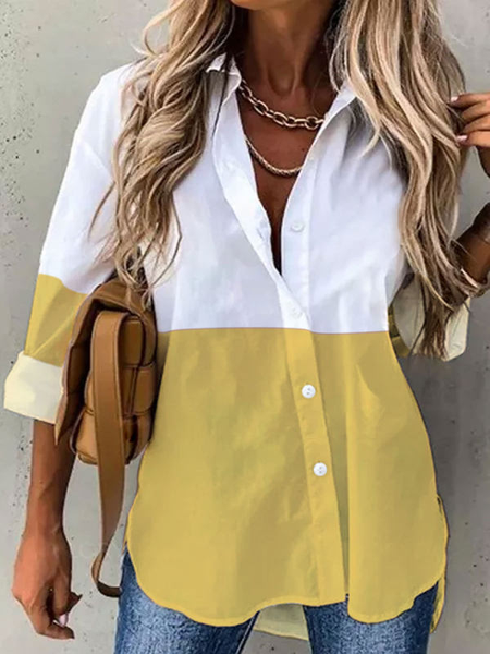 

Regular Fit Geometric Casual Shirts & Tops, White, Shirts & Blouses
