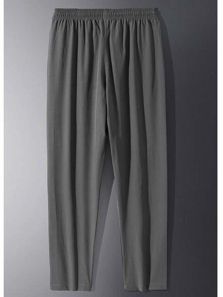 

Men's Straight-Leg Sports Trousers, Deep grey, Pants