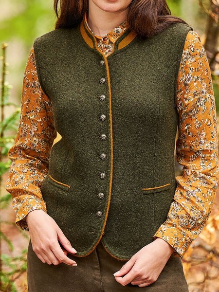 

Casual Plain Sweater, Green, Knitwear & Sweaters
