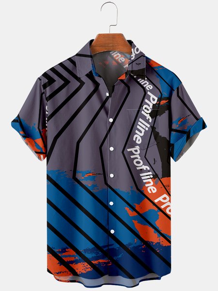 

Shirt Collar Outdoor Shirts, Gray, Shirts ＆ Blouse