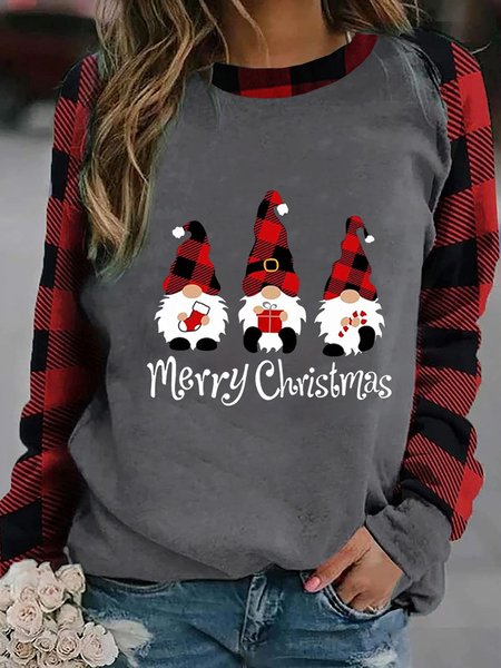 

Christmas Goblin Cotton Blends Sweatshirt, Gray, Hoodies&Sweatshirts