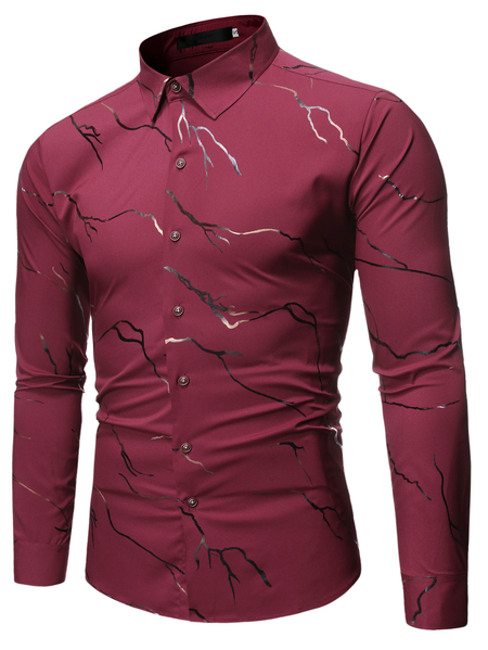 

Long Sleeve Casual Shirts & Tops, Red, Shirt