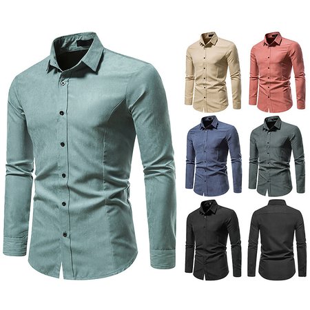 

Casual Long Sleeve Shirts & Tops, Blue gray, Shirt