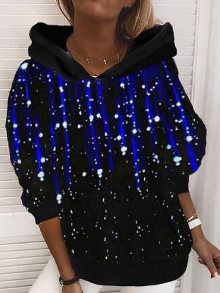 

Ombre Hooded Casual Sweatshirt, Black, Hoodies & Sweatshirts