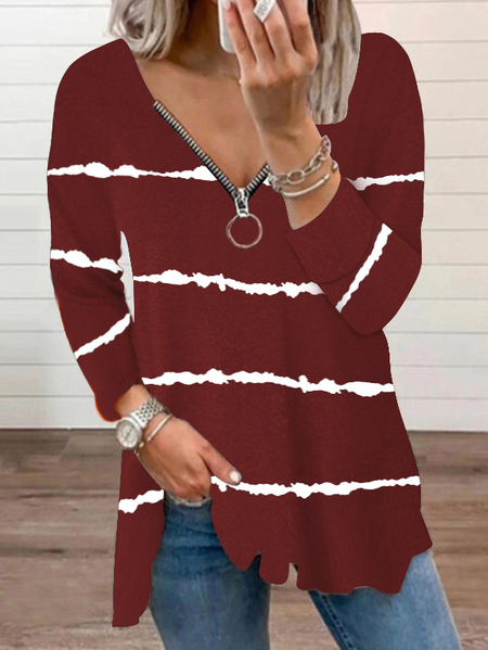 

Casual Tops, Wine red, Tops