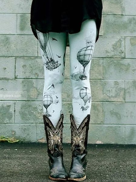 

Skinny Pants, White, Leggings