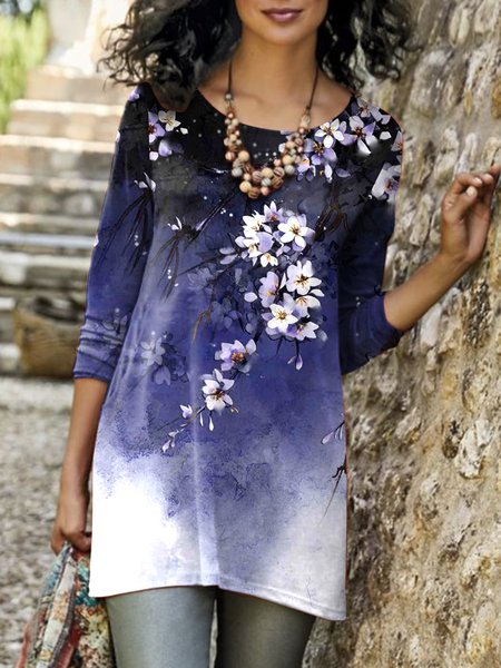 

Regular Fit Shirts & Tops, Blue, Tunics