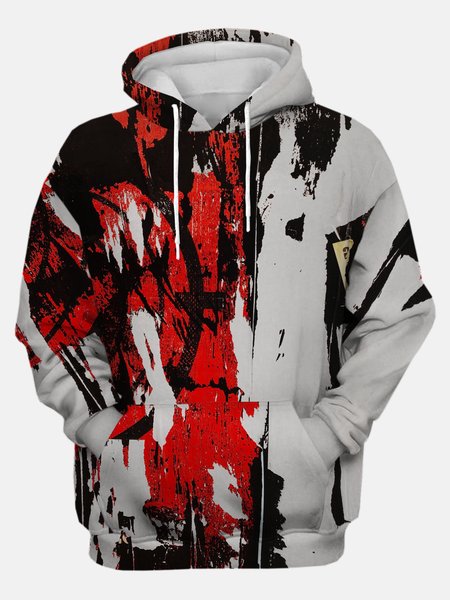 

Hooded Long Sleeve Sweatshirts, As picture, Hoodies&Sweatshirts