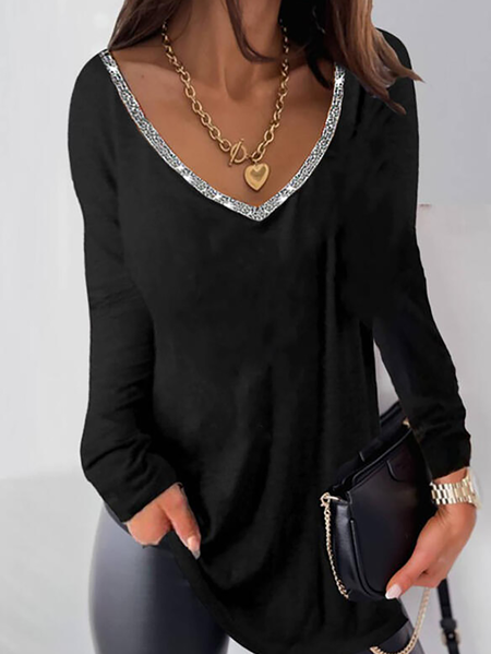 

Plus size Casual Shirts & Tops, Black, T-Shirts