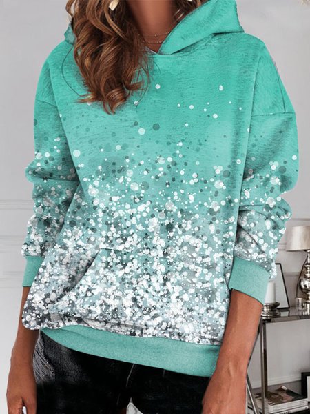 

Loosen Ombre Casual Off Shoulder Sweatshirt, Lightgreen, Hoodies & Sweatshirts