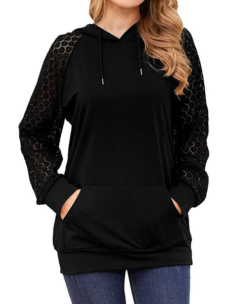 

Plain Hooded Cotton Sweatshirt, Black, Hoodies & Sweatshirts