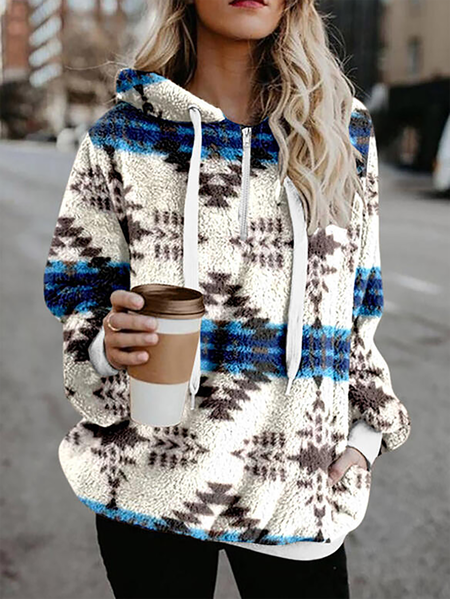 

Plus size West Styles Casual Hoodies Sweatshirt, Blue, Hoodies & Sweatshirts