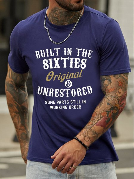 

Built In The Sixties Printed Shirts & Tops, Purplish blue, T-shirts