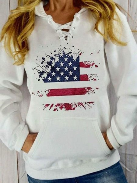 

Printed Casual Sweatshirt, White, Hoodies & Sweatshirts