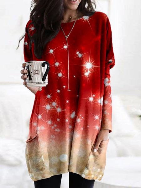 Plus size Christmas Sweatshirt, Red, Hoodies & Sweatshirts