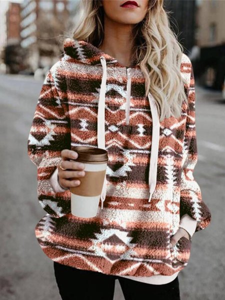 

Casual Long Sleeve Printed Sweatshirt, Multicolor, Hoodies & Sweatshirts