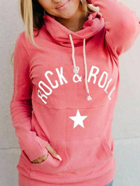 

Casual Long Sleeve Sweatshirt, Pink, Hoodies & Sweatshirts