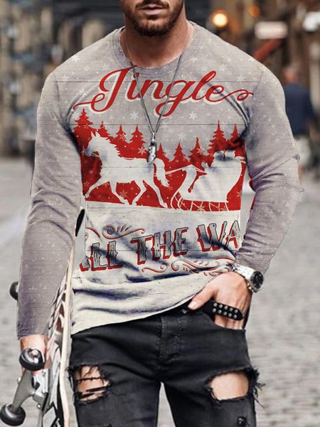 Casuale Camicie & Top Cotone, Men's Top