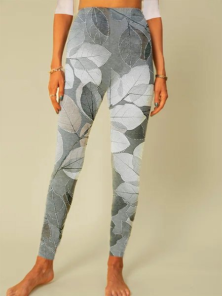 Magro Pantaloni, Grigio chiaro, Leggings