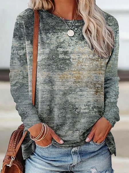 

Casuale Girocollo Allentare Felpa, Come immagine, Hoodies & Sweatshirts