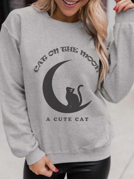 

Casual Sweatshirt, Gray, Hoodies & Sweatshirts