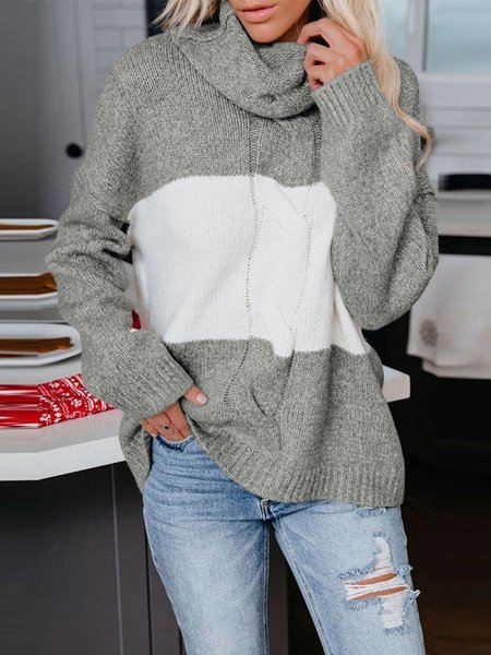 

Off Shoulder Loosen Sweater, Gray, Sweaters & Cardigans