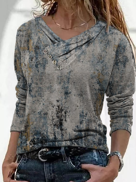 

Plus size Casual Shirts & Tops, Gray, T-Shirts