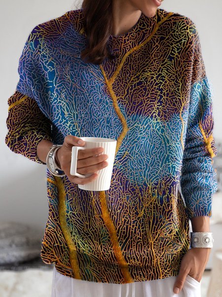 

Regular Fit Leaves Shirts & Tops, Multicolor, Tops